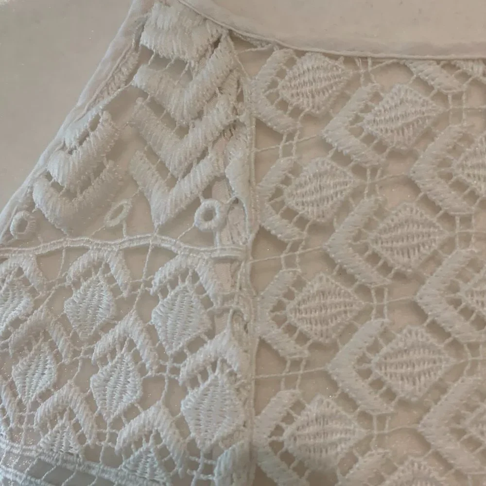 Ramy Brook Silas Cold Shoulder Lace Coverup Dress